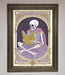 Tarot Skeleton Reader Framed Print - Hi Society