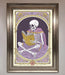 Tarot Skeleton Reader Framed Print - Hi Society