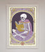 Tarot Skeleton Reader Framed Print - Hi Society