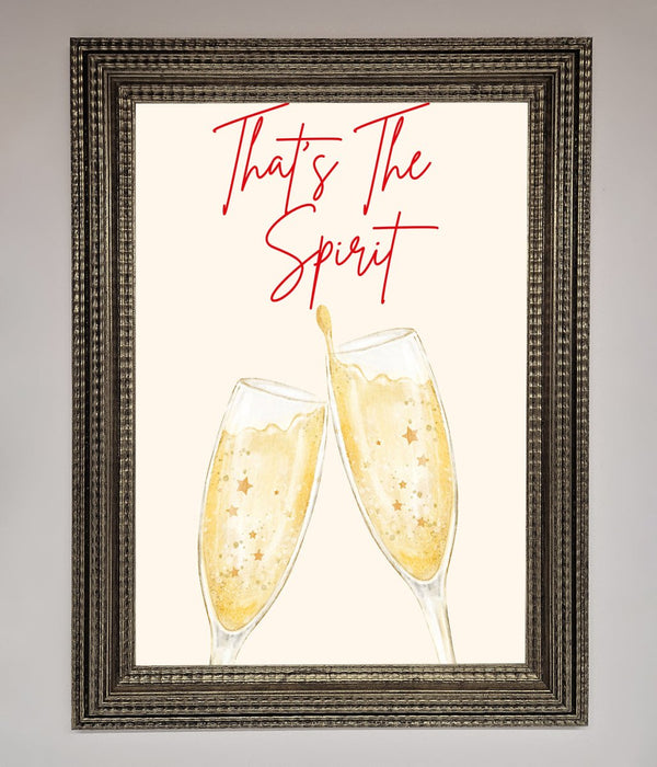 Thats The Spirit Framed Wall Art - Hi Society