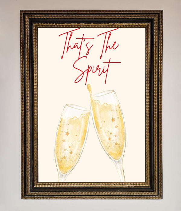 Thats The Spirit Framed Wall Art - Hi Society