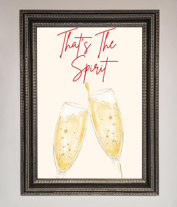 Thats The Spirit Framed Wall Art - Hi Society