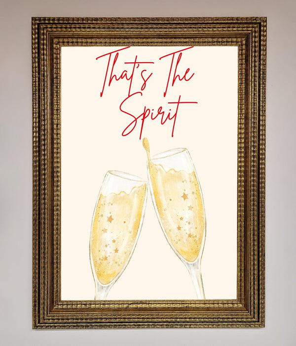 Thats The Spirit Framed Wall Art - Hi Society