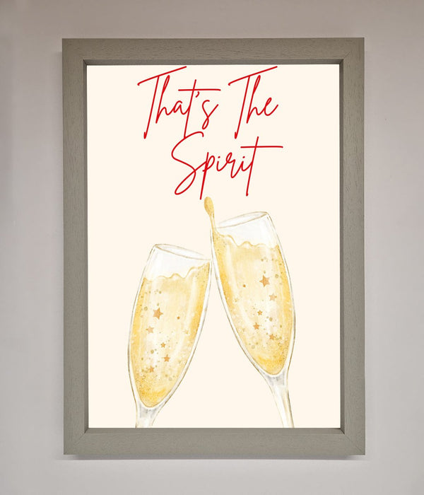 Thats The Spirit Framed Wall Art - Hi Society