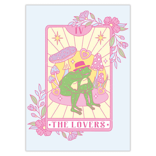 The Lovers | Toad Tarot Valentines Card - Greeting & Note
