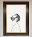 The Man In The Morning Line Art Framed Print - Hi Society