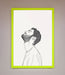 The Man In The Morning Line Art Framed Print - Hi Society