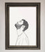 The Man In The Morning Line Art Framed Print - Hi Society