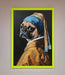 The Pug With The Pearl Earring Framed Print - Hi Society