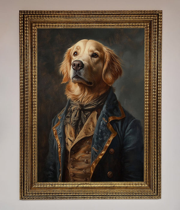The Renaissance Golden Retiever Framed Wall Art - Hi Society