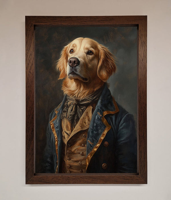 The Renaissance Golden Retiever Framed Wall Art - Hi Society
