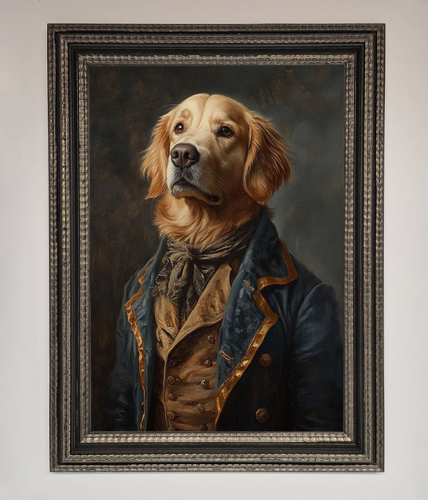 The Renaissance Golden Retiever Framed Wall Art - Hi Society