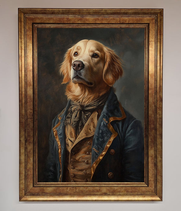 The Renaissance Golden Retiever Framed Wall Art - Hi Society