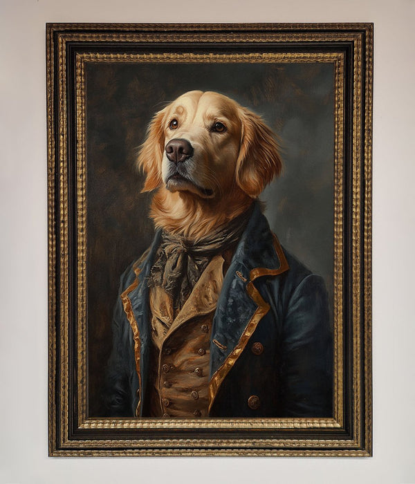 The Renaissance Golden Retiever Framed Wall Art - Hi Society