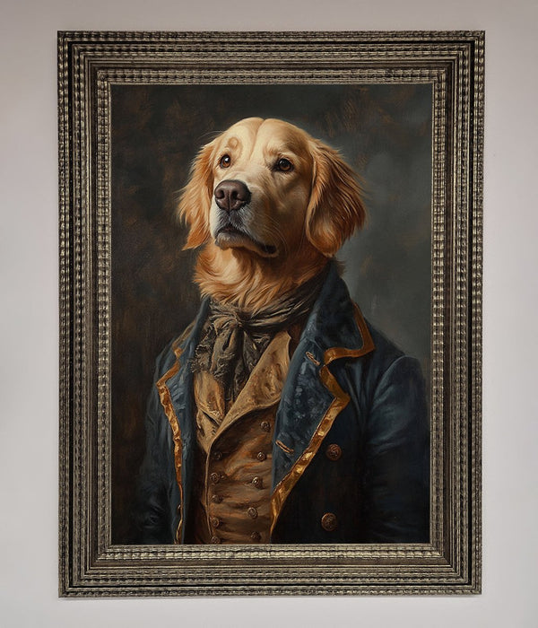 The Renaissance Golden Retiever Framed Wall Art - Hi Society