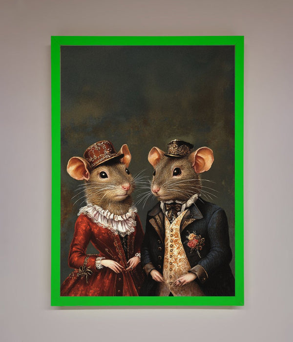 The Victorian Mice Framed Poster - Hi Society