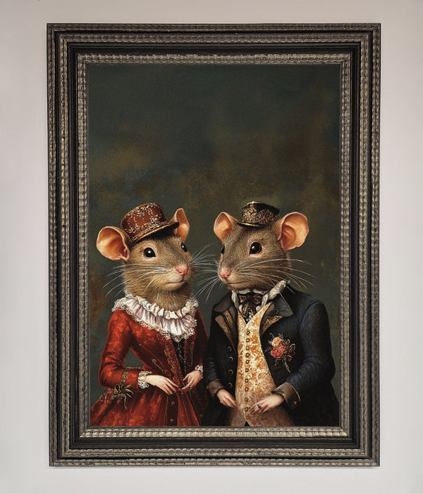The Victorian Mice Framed Poster - Hi Society