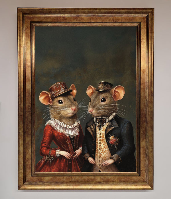 The Victorian Mice Framed Poster - Hi Society