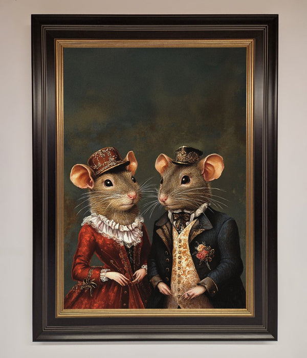 The Victorian Mice Framed Poster - Hi Society