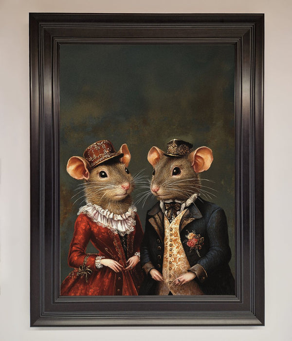 The Victorian Mice Framed Poster - Hi Society