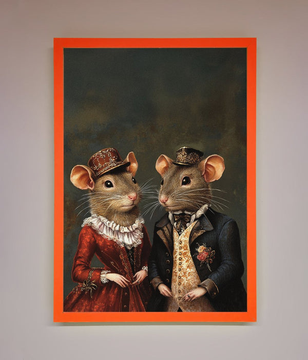The Victorian Mice Framed Poster - Hi Society