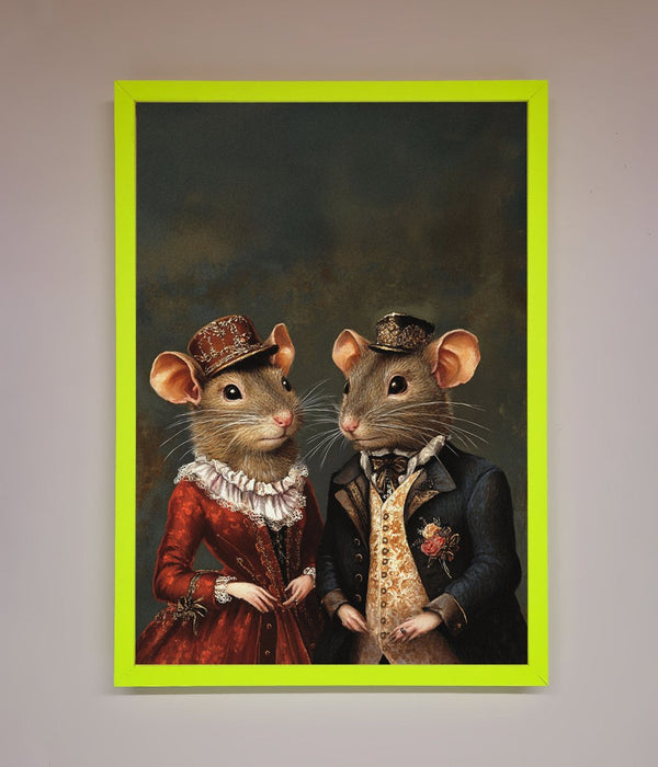 The Victorian Mice Framed Poster - Hi Society