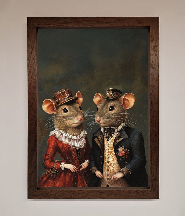 The Victorian Mice Framed Poster - Hi Society