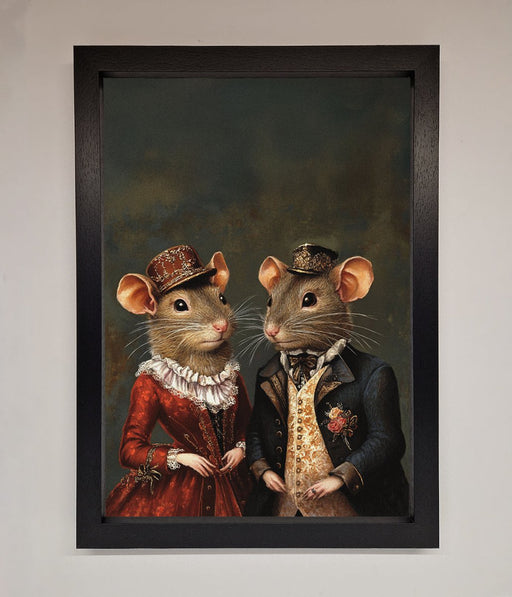 The Victorian Mice Framed Poster - Hi Society