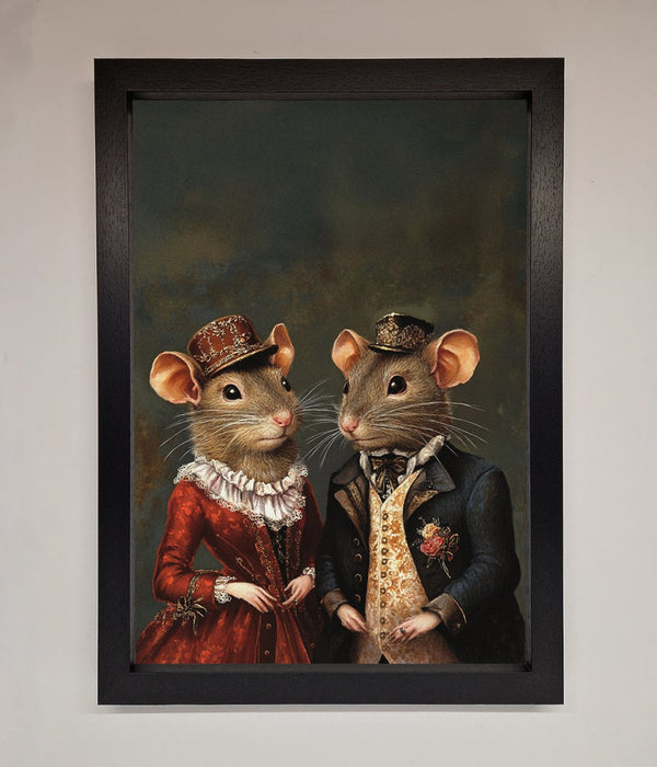 The Victorian Mice Framed Poster - Hi Society