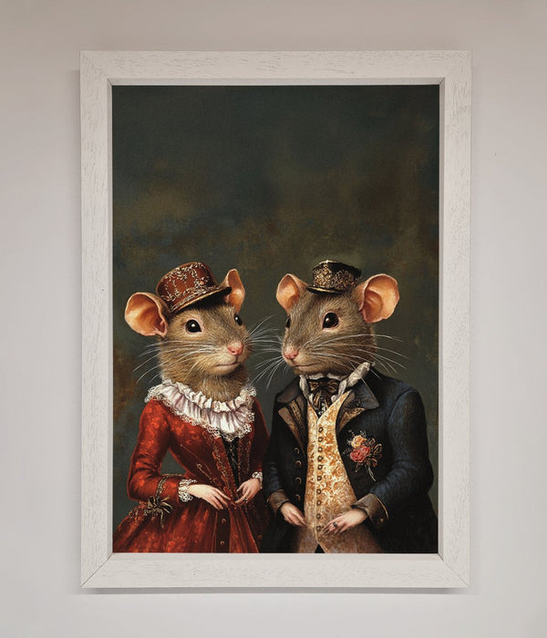 The Victorian Mice Framed Poster - Hi Society