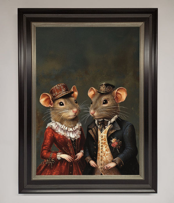 The Victorian Mice Framed Poster - Hi Society