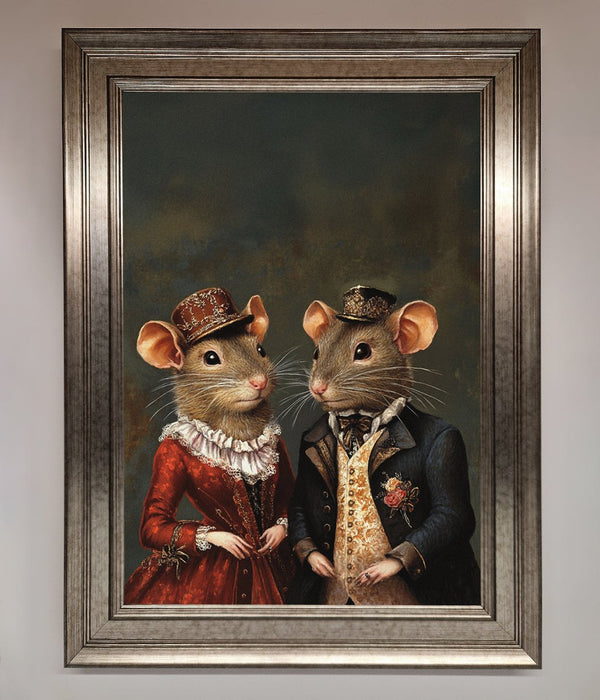 The Victorian Mice Framed Poster - Hi Society