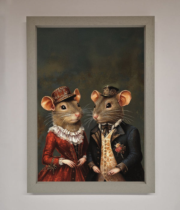 The Victorian Mice Framed Poster - Hi Society