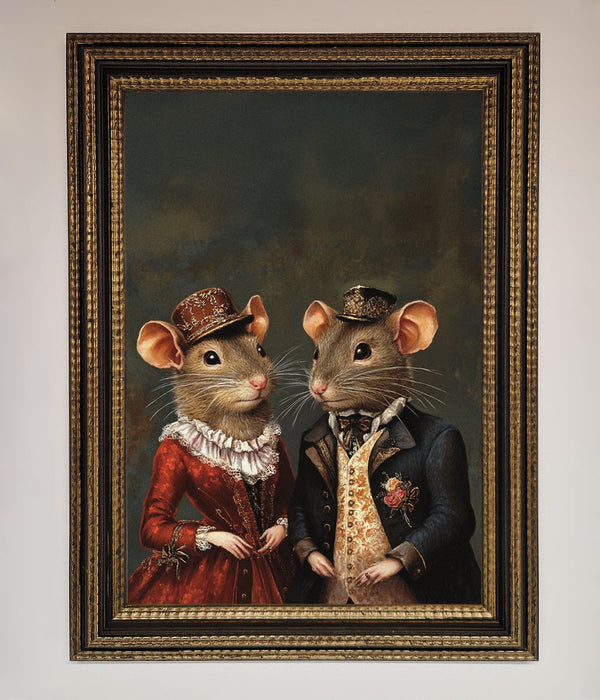 The Victorian Mice Framed Poster - Hi Society