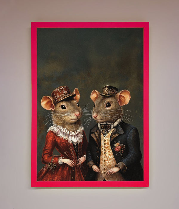 The Victorian Mice Framed Poster - Hi Society