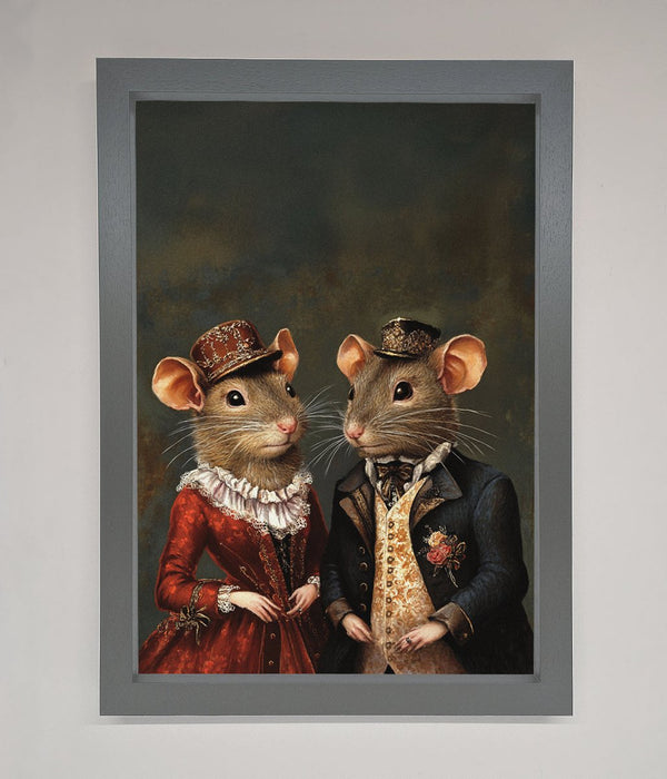 The Victorian Mice Framed Poster - Hi Society