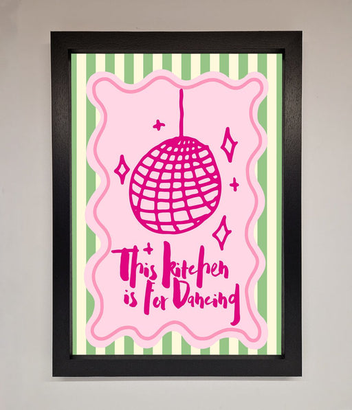 This Kitchen Is For Dancing Framed Wall Art - Hi Society