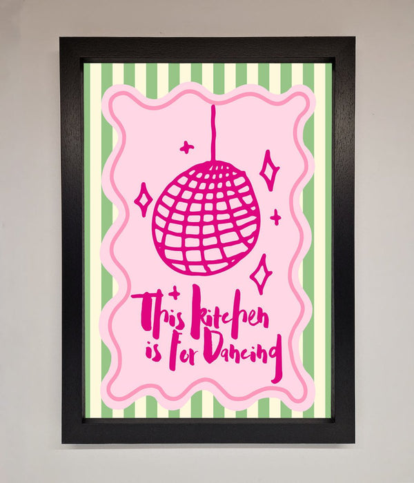 This Kitchen Is For Dancing Framed Wall Art - Hi Society