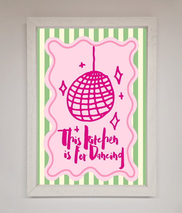 This Kitchen Is For Dancing Framed Wall Art - Hi Society