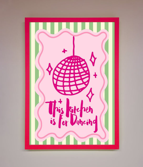 This Kitchen Is For Dancing Framed Wall Art - Hi Society