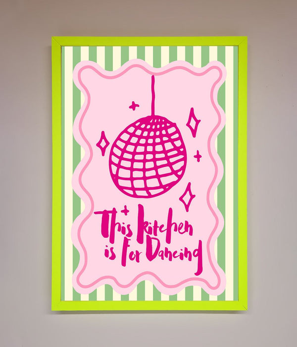 This Kitchen Is For Dancing Framed Wall Art - Hi Society