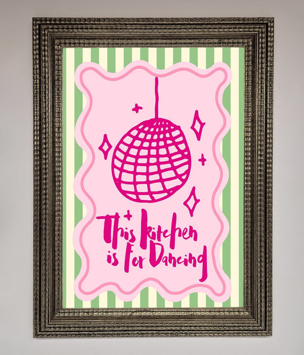 This Kitchen Is For Dancing Framed Wall Art - Hi Society