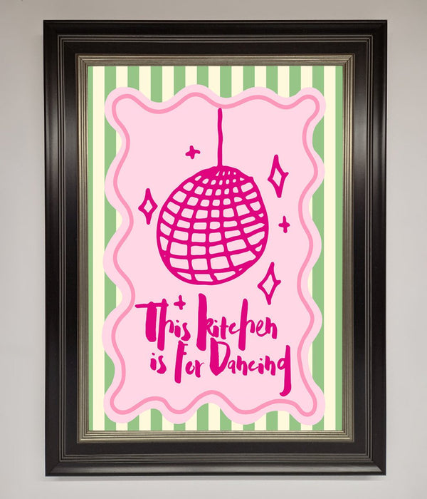 This Kitchen Is For Dancing Framed Wall Art - Hi Society