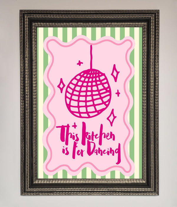 This Kitchen Is For Dancing Framed Wall Art - Hi Society