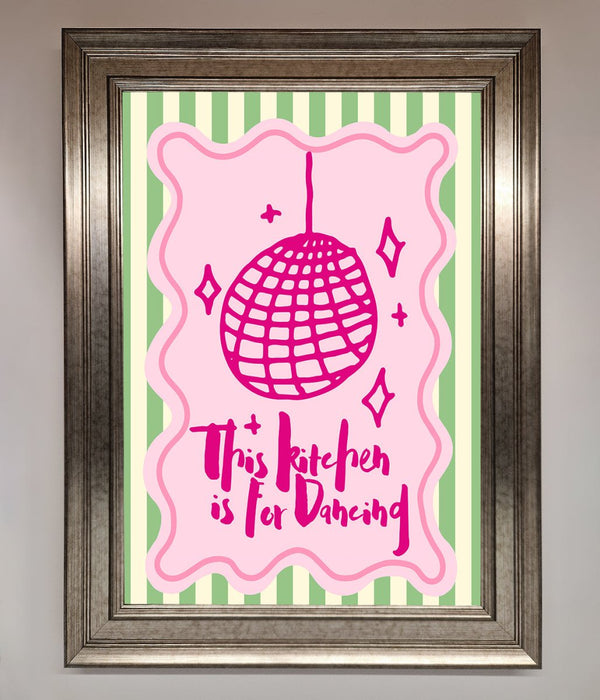 This Kitchen Is For Dancing Framed Wall Art - Hi Society