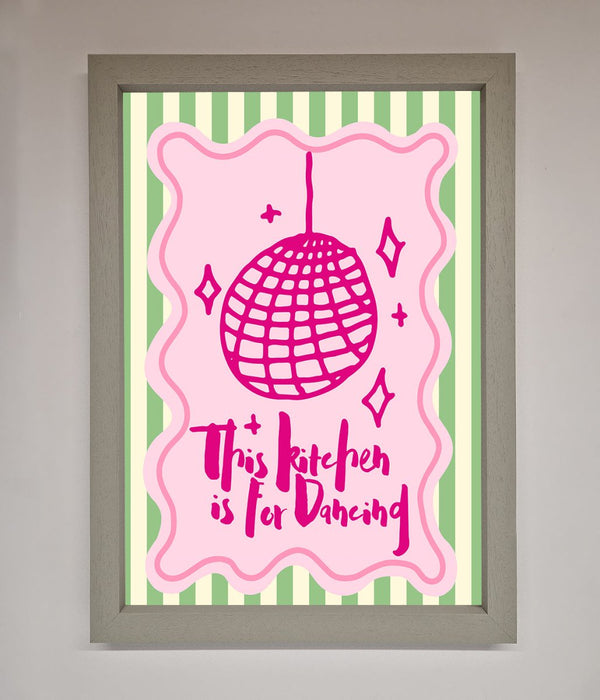 This Kitchen Is For Dancing Framed Wall Art - Hi Society