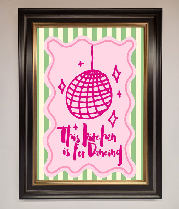 This Kitchen Is For Dancing Framed Wall Art - Hi Society