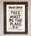 This Must Be The Place Beige Framed Wall Art - Hi Society