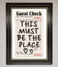 This Must Be The Place Beige Framed Wall Art - Hi Society