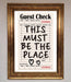 This Must Be The Place Beige Framed Wall Art - Hi Society